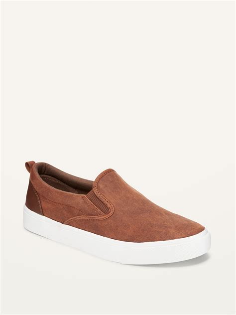 neutral slip on sneakers